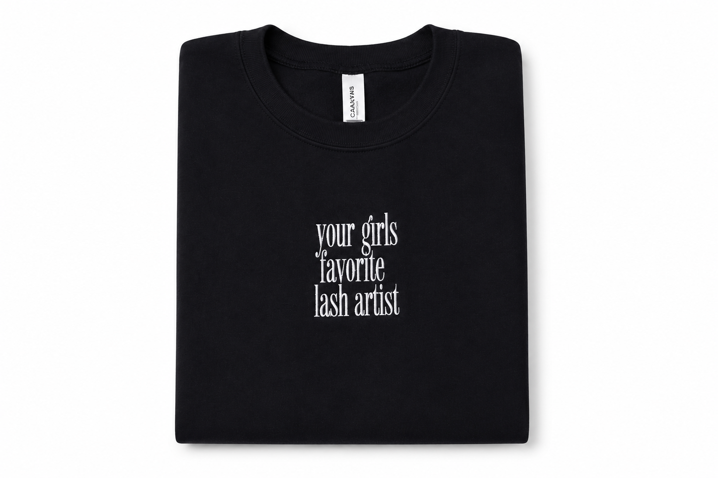 (Pre order) your girls favorite lash artist T shirt